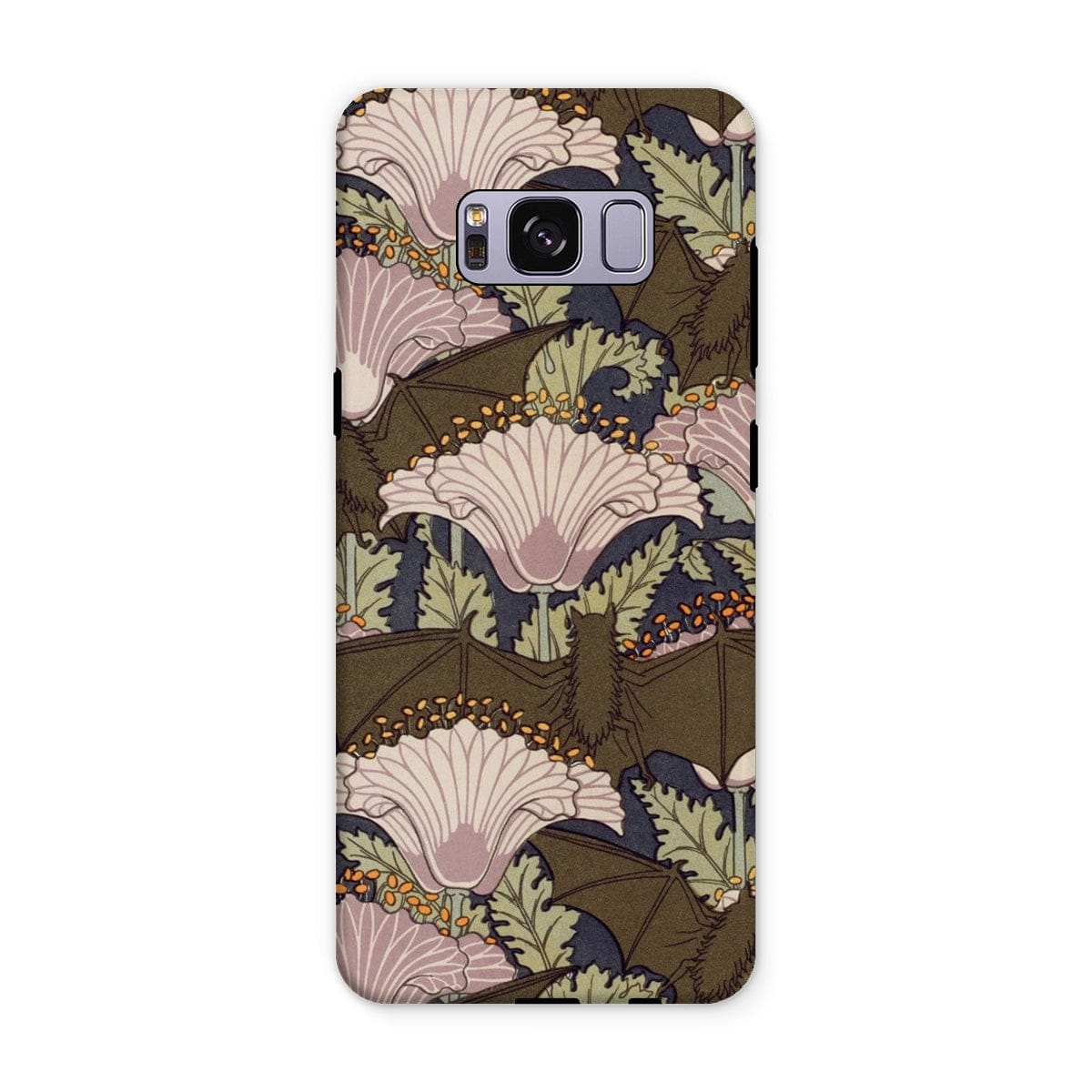 Casezest Mobile Phone Case for Samsung Galaxy S8 Plus / Matte Verneuil Bats and Poppies Design